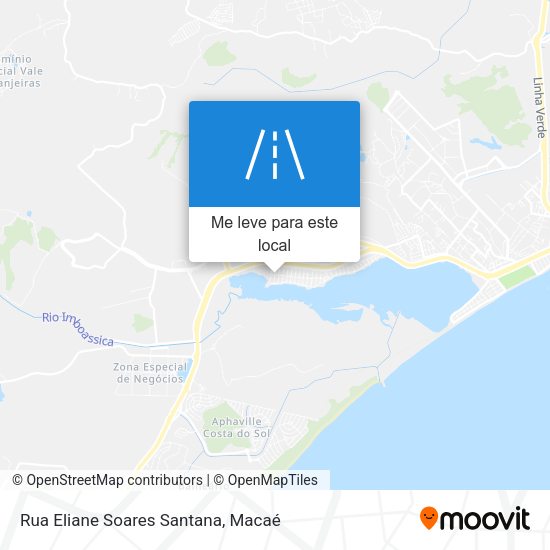 Rua Eliane Soares Santana mapa