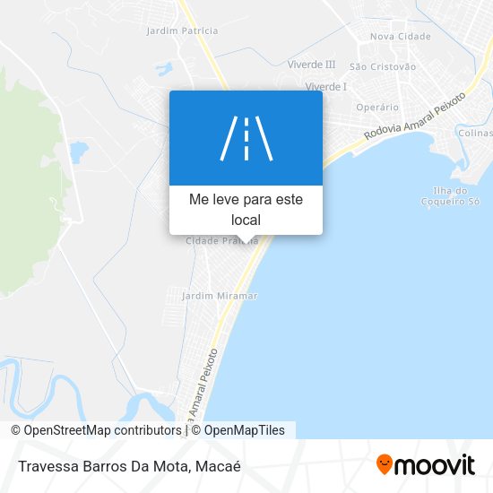 Travessa Barros Da Mota mapa