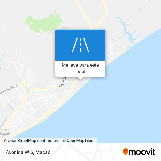 Avenida W 6 mapa