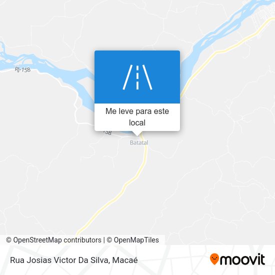 Rua Josias Victor Da Silva mapa