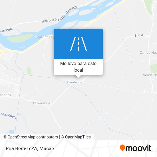 Rua Bem-Te-Vi mapa