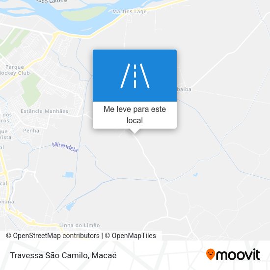 Travessa São Camilo mapa