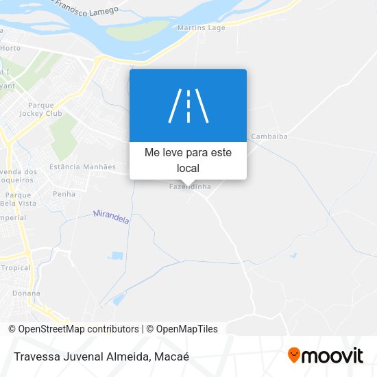 Travessa Juvenal Almeida mapa