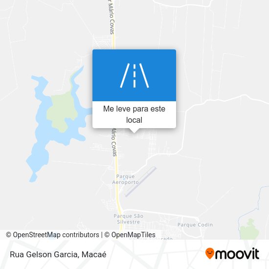 Rua Gelson Garcia mapa