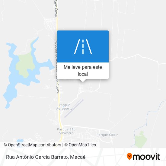 Rua Antônio Garcia Barreto mapa