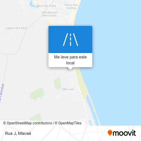 Rua J mapa