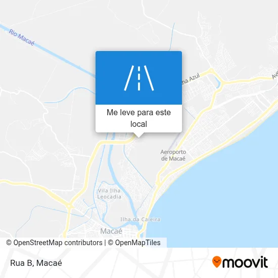 Rua B mapa