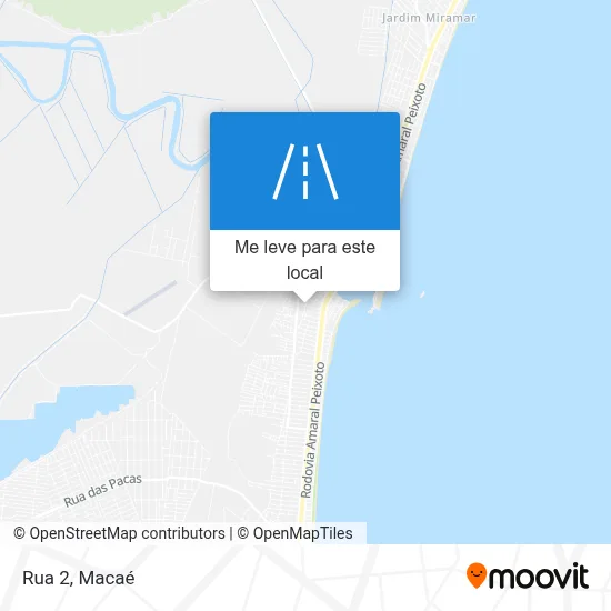 Rua 2 mapa