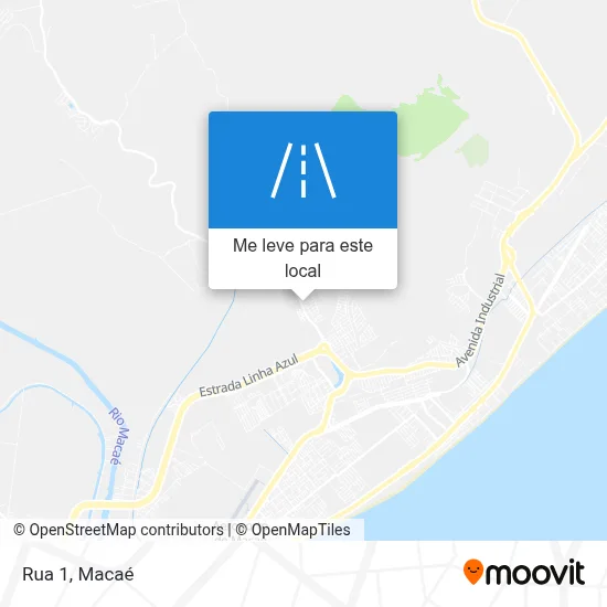 Rua 1 mapa