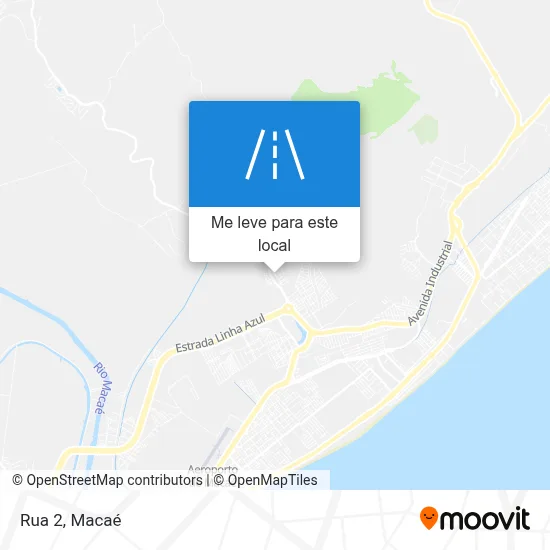 Rua 2 mapa