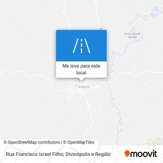 Rua Francisco Israel Filho mapa