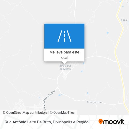 Rua Antônio Leite De Brito mapa