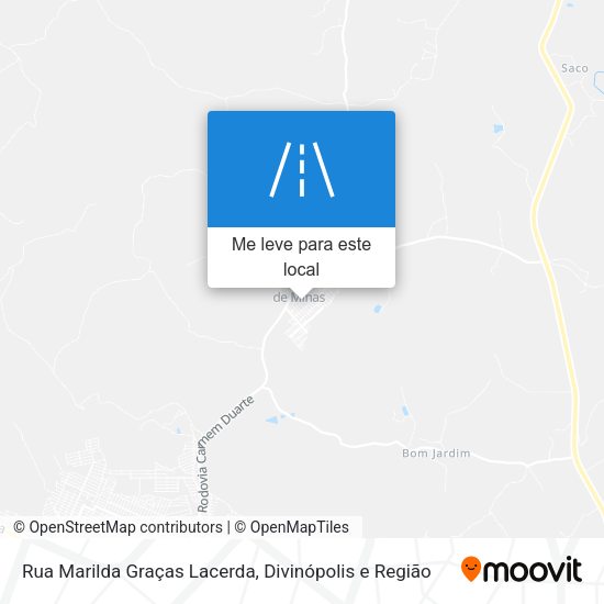 Rua Marilda Graças Lacerda mapa