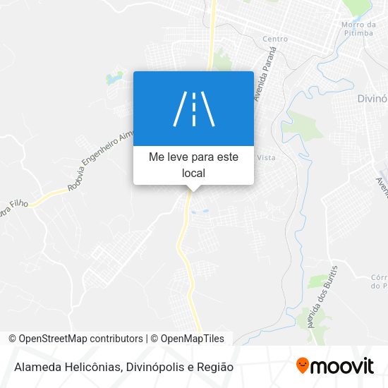 Alameda Helicônias mapa