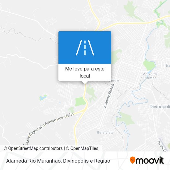 Alameda Rio Maranhão mapa