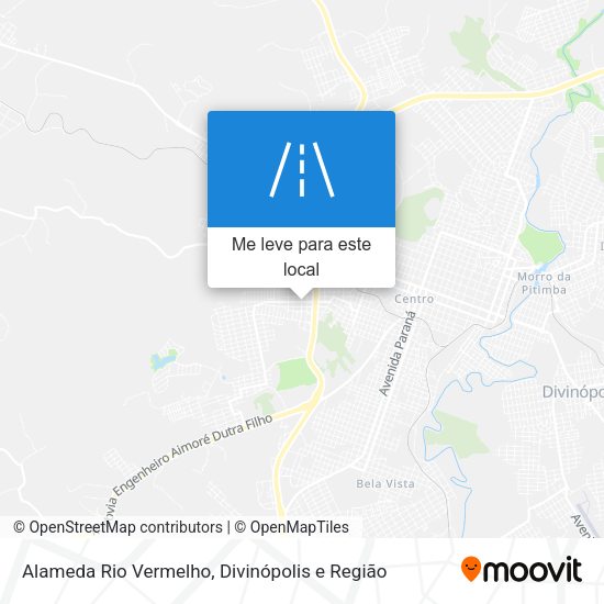 Alameda Rio Vermelho mapa