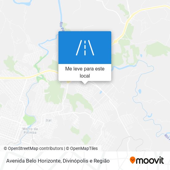 Avenida Belo Horizonte mapa
