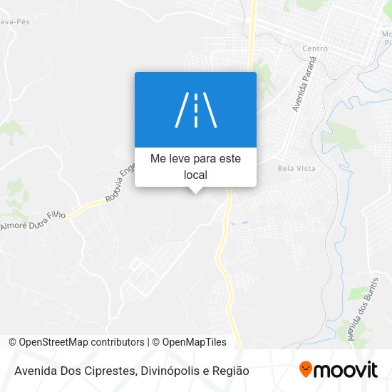 Avenida Dos Ciprestes mapa