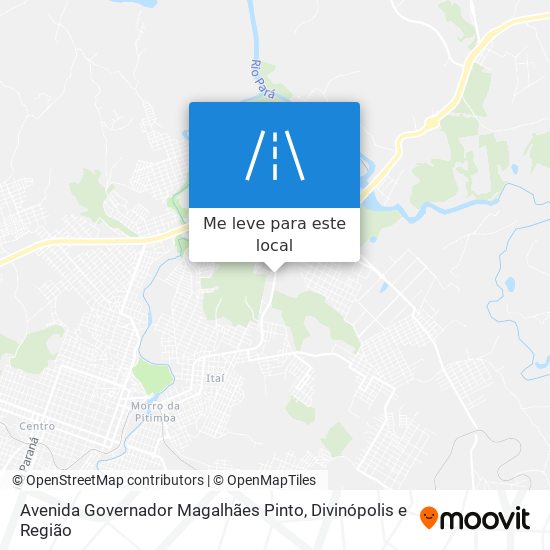 Avenida Governador Magalhães Pinto mapa