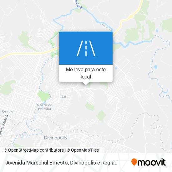 Avenida Marechal Emesto mapa