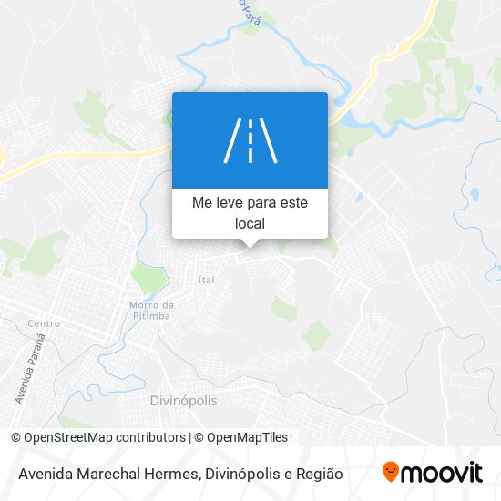 Avenida Marechal Hermes mapa