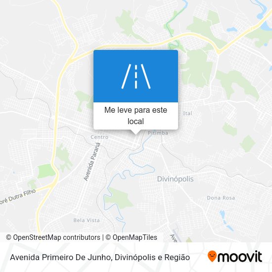 Avenida Primeiro De Junho mapa