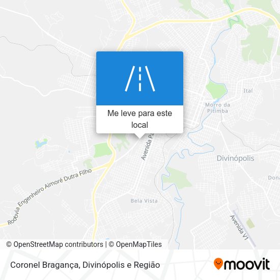 Coronel Bragança mapa
