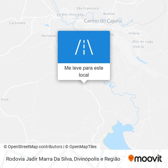 Rodovia Jadir Marra Da Silva mapa