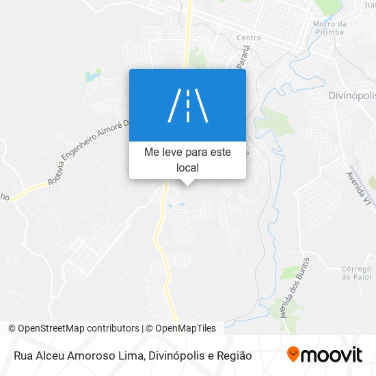 Rua Alceu Amoroso Lima mapa