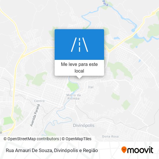 Rua Amauri De Souza mapa