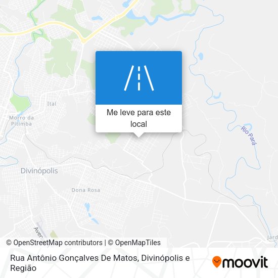 Rua Antônio Gonçalves De Matos mapa