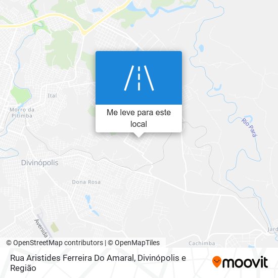 Rua Aristides Ferreira Do Amaral mapa