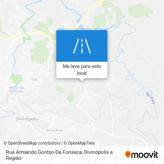 Rua Armando Gontijo Da Fonseca mapa