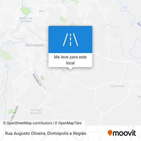 Rua Augusto Oliveira mapa