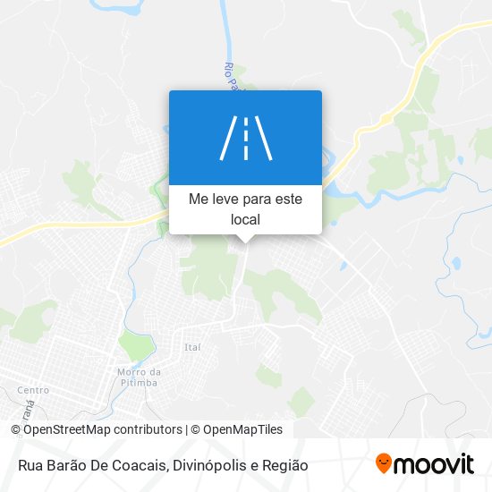 Rua Barão De Coacais mapa