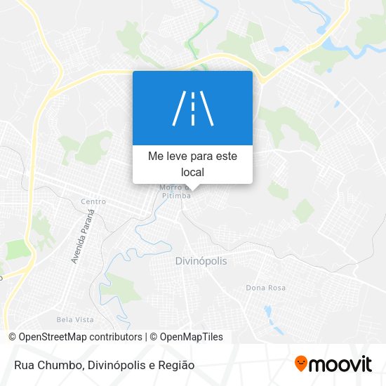 Rua Chumbo mapa