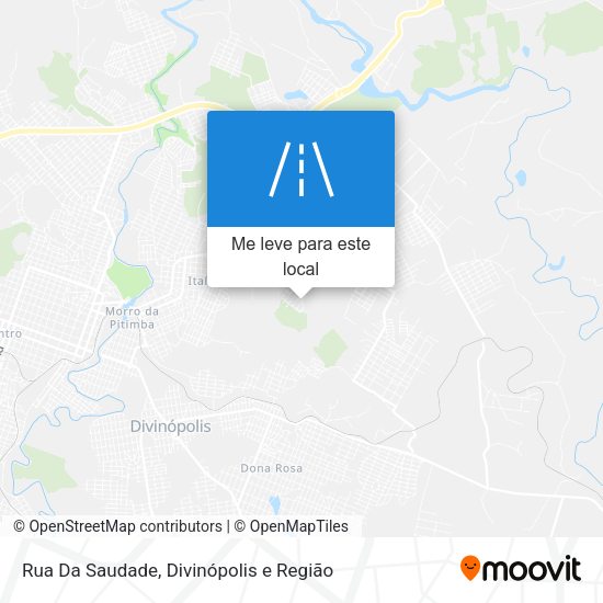 Rua Da Saudade mapa