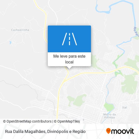 Rua Dalila Magalhães mapa