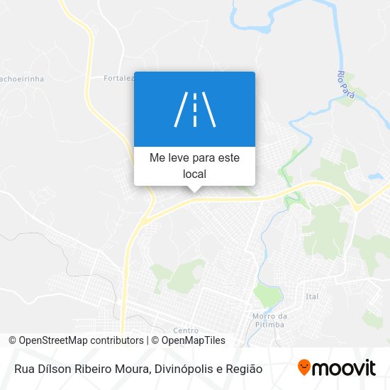 Rua Dílson Ribeiro Moura mapa