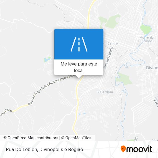 Rua Do Leblon mapa