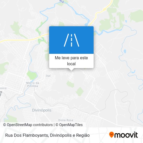 Rua Dos Flamboyants mapa