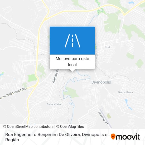 Rua Engenheiro Benjamim De Oliveira mapa