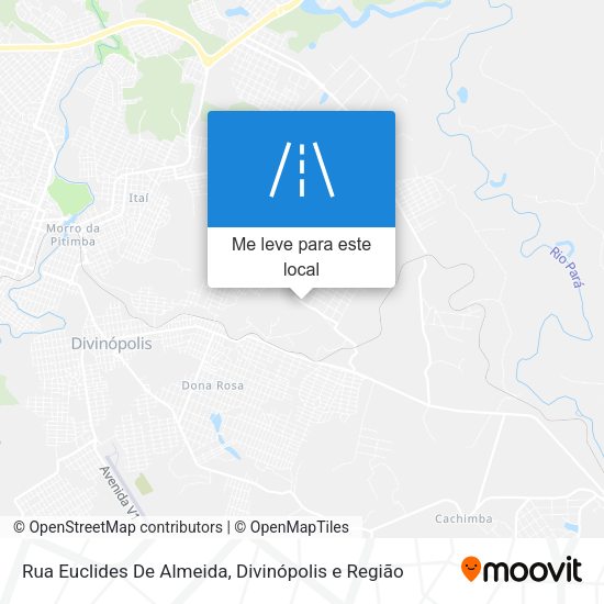 Rua Euclides De Almeida mapa