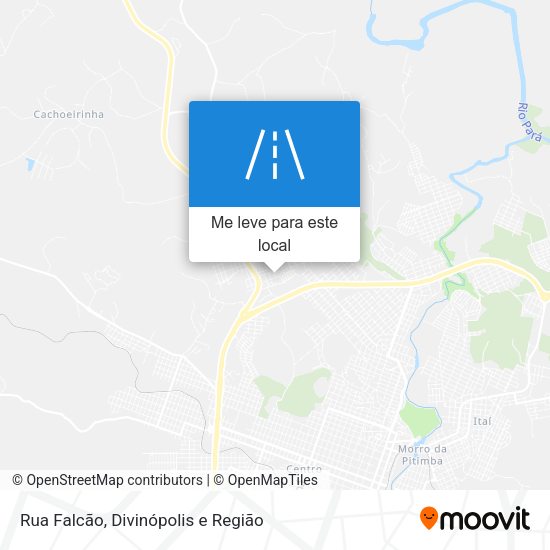 Rua Falcão mapa