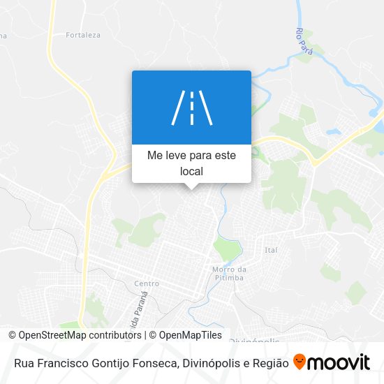 Rua Francisco Gontijo Fonseca mapa