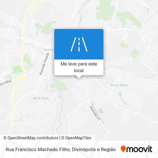 Rua Francisco Machado Filho mapa
