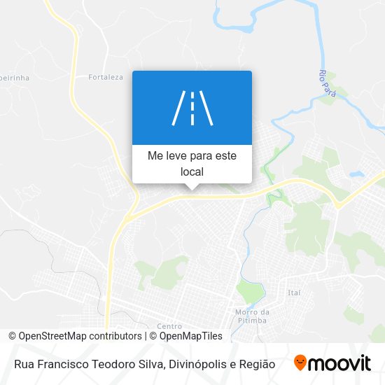 Rua Francisco Teodoro Silva mapa