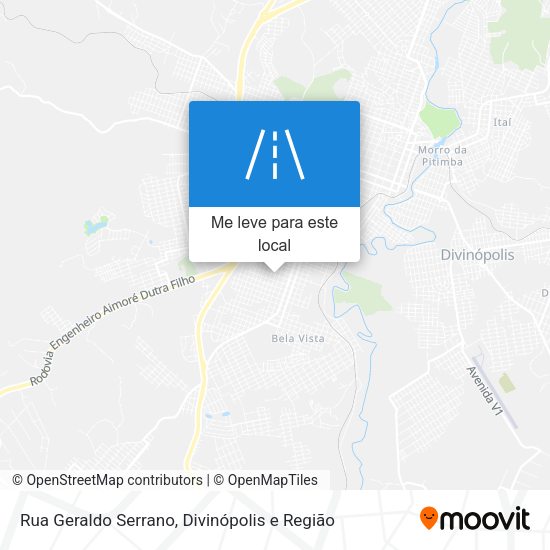 Rua Geraldo Serrano mapa