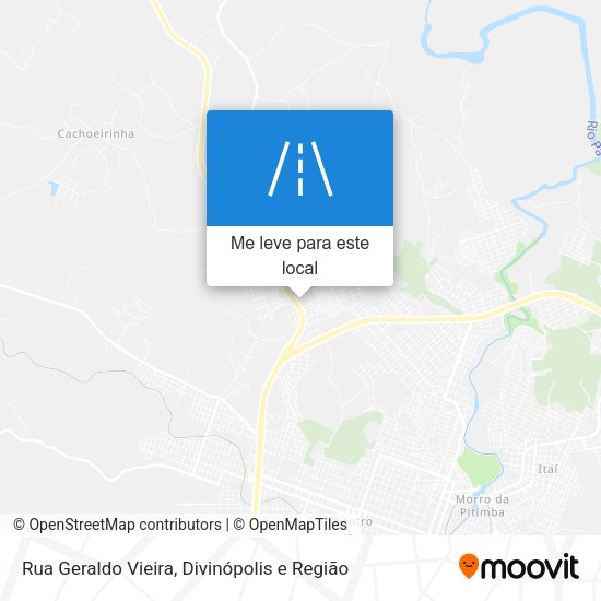 Rua Geraldo Vieira mapa