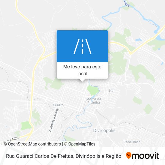 Rua Guaraci Carlos De Freitas mapa